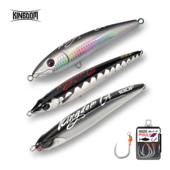 Kingdom GT Fishing Lure Set Black Color Set+Free Single Hook