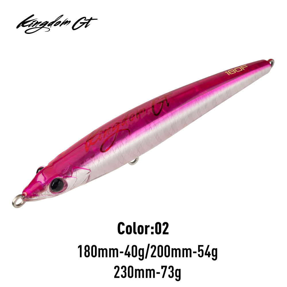 Kingdom 4564 GT WAR LOCK Floating Stick Bait Tuna Fishing Lure