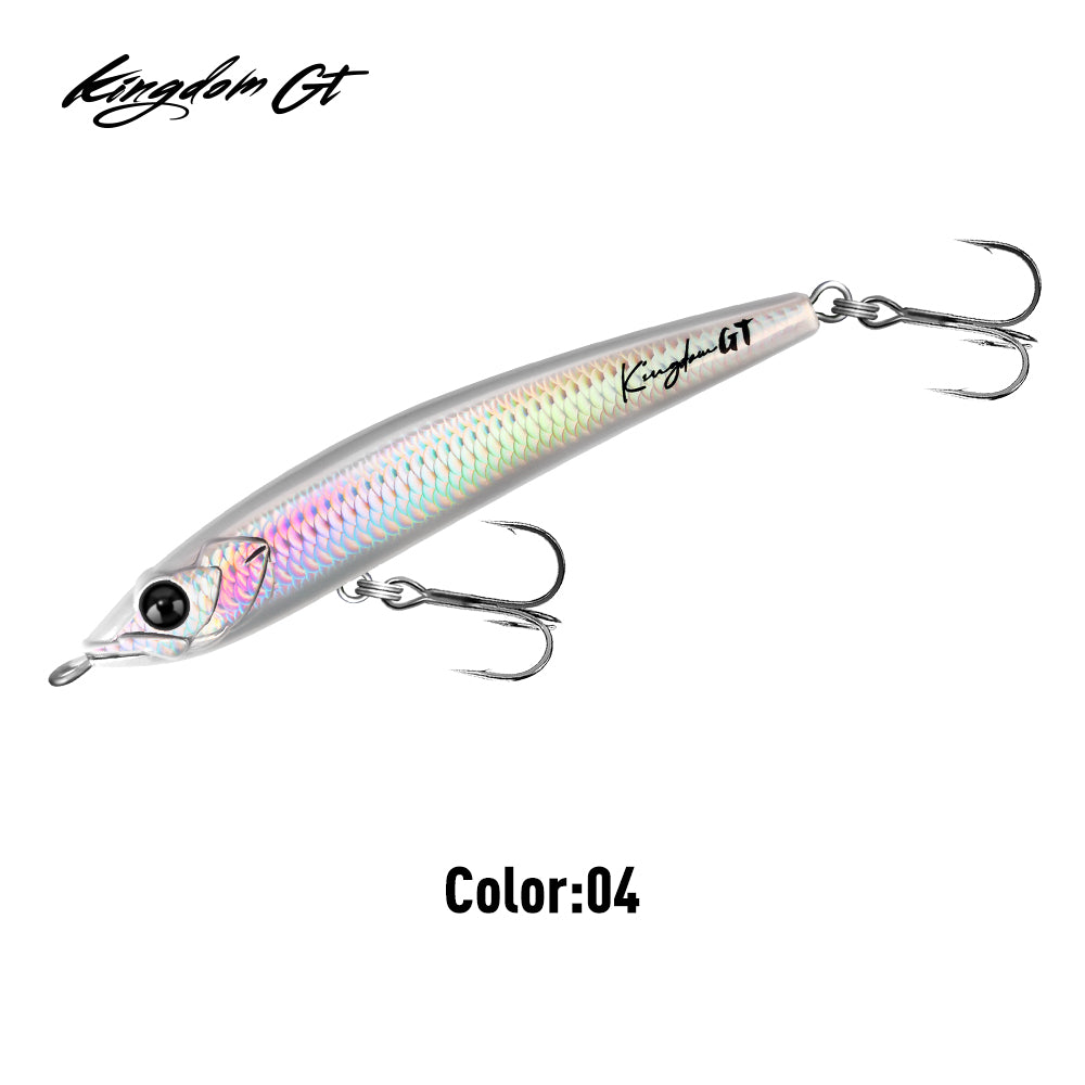 Kingdom 4568 GT Fishing Lure 75G/90G Sinking Stick GT Lure