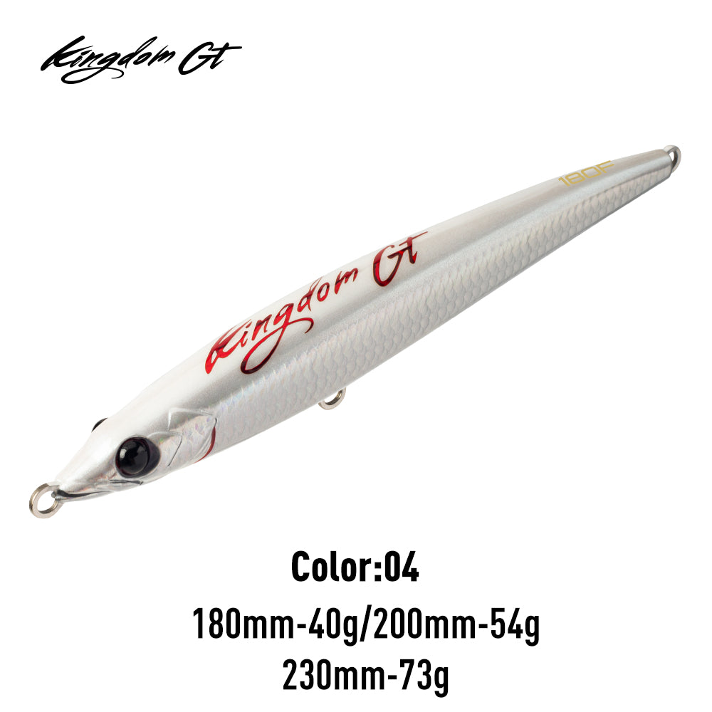 Kingdom 4564 GT WAR LOCK Floating Stick Bait Tuna Fishing Lure