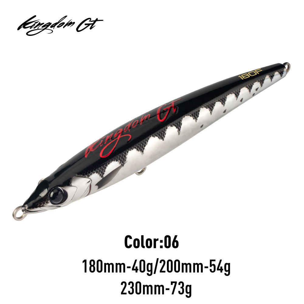 Kingdom 4564 GT WAR LOCK Floating Stick Bait Tuna Fishing Lure