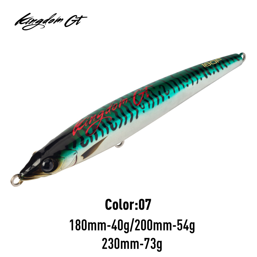 Kingdom 4564 GT WAR LOCK Floating Stick Bait Tuna Fishing Lure