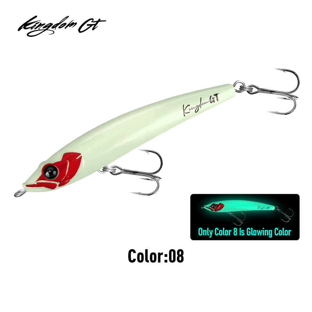 Kingdom 4568 GT Fishing Lure 75G/90G Sinking Stick GT Lure