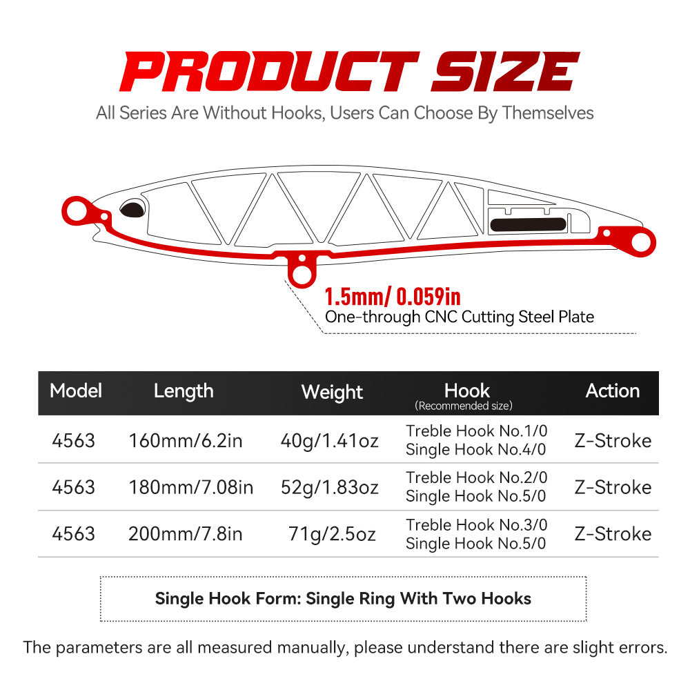 Kingdom 4563 GT HELLFIRE Floating Stick Bait Tuna Fishing Lure