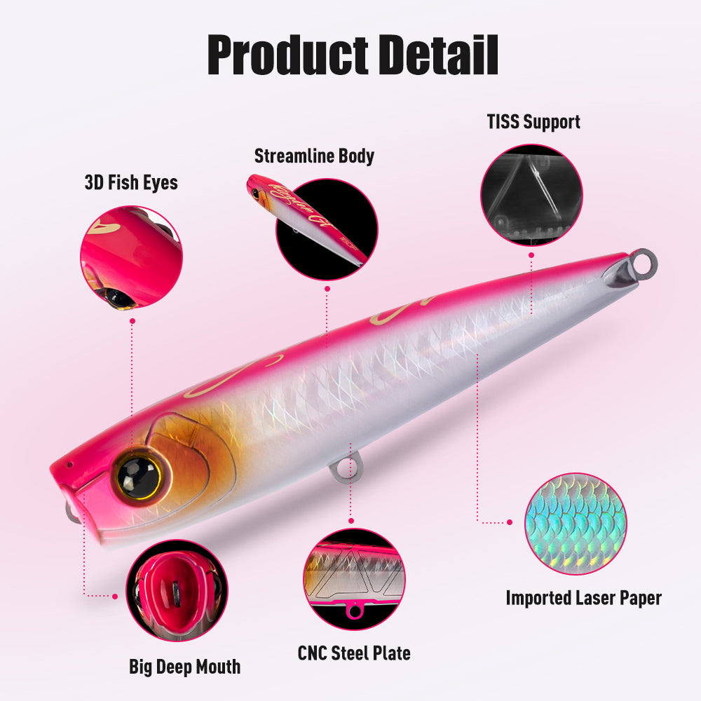 Kingdom 4565 HAVOC GT Popper Fishing Lure