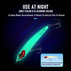 Kingdom 4568 GT Fishing Lure 75G/90G Sinking Stick GT Lure
