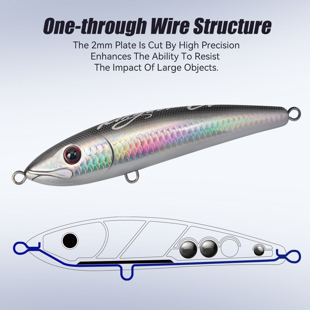 Kingdom 4566 Phantom GT Stick Bait Tuna Fishing Lure
