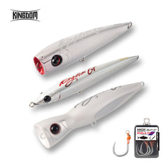 Kingdom GT Floating Fishing Lure Set White Color Set+Free Single Hook